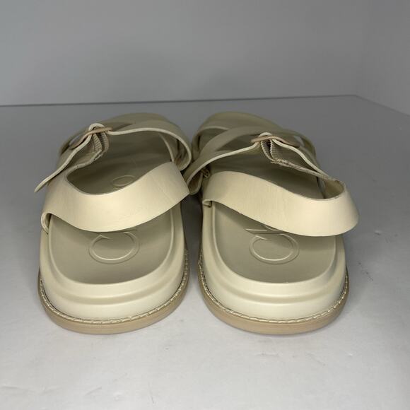EUC Chaco Women's Townes Sandals Beige Tan Leather Comfort Arch Support Size 10 - Picture 4 of 7